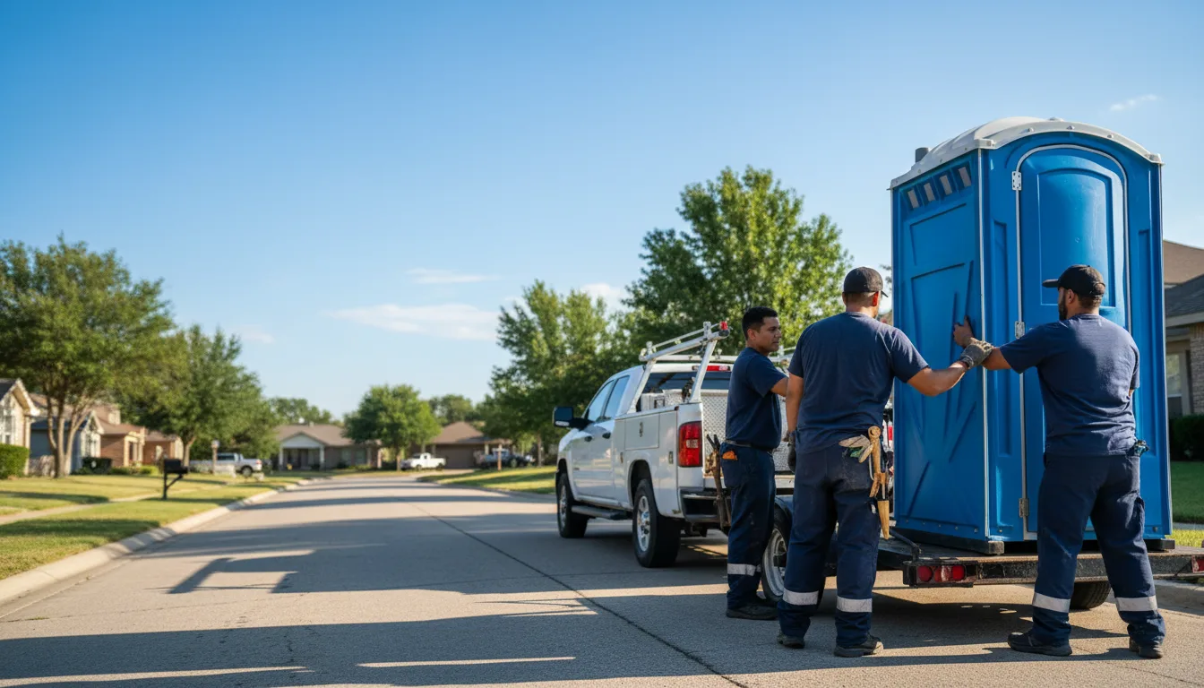 Portable Toilet Rental in Temple, TX near me